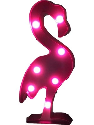 Flamingo Tasarımlı LED Lamba