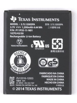 Texas Instruments N2BT/BKT/B Kablosuz Şarj Edilebilir Batarya