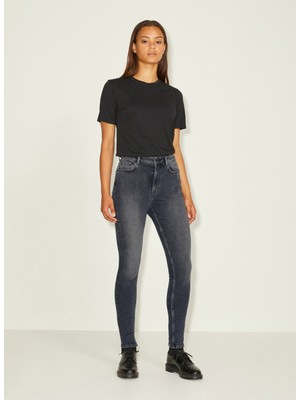 JJXX Jxvienna Skinny Hw Cs1004 Noos Skinny Fit Düz Siyah Kadın Denim Pantolon