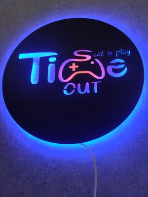 Gamer LED Işıklı Tablo