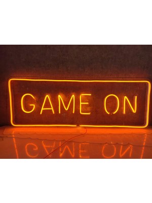 Game On Gamer Neon LED Duvar Dekoru