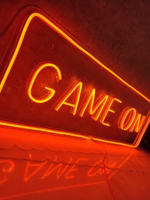 Game On Gamer Neon LED Duvar Dekoru