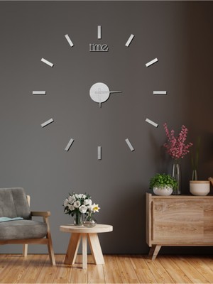 Wooden Factory Klasik Tik Saat – Collectıon (Gümüş)