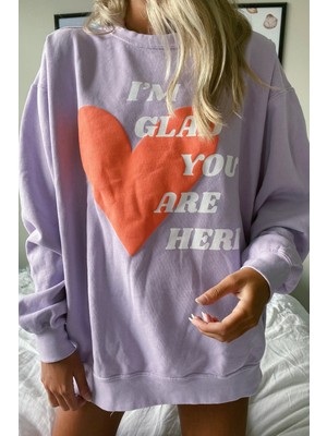 Madmext Mad Girls Lila Sweatshirt MG1224