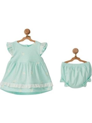 Andywawa AC22809 Summer Paradise Bebek Elbise Set Mint