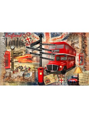 Orhun Store London  3D Poster - 3 Boyutlu Tek Parça Duvar Kağıdı