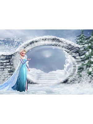 Orhun Store Kar Kız  3D Poster - 3 Boyutlu Tek Parça Duvar Kağıdı