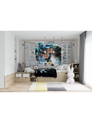 Orhun Store Çocuk  3D Poster - 3 Boyutlu Tek Parça Duvar Kağıdı