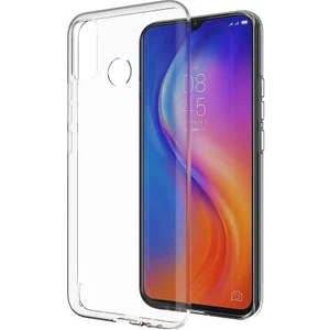 Tekno Grup Tecno Spark 6 Go Kılıf Lüx Şeffaf Süper Silikon Kılıf + Cam Ekran Koruyucu