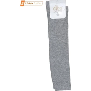 Kadın Kışlık Gerçek Yün 2'li Paket Diz Altı Çorap