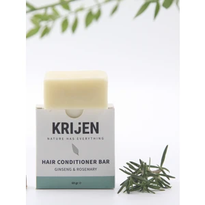 Ginseng ve Biberiye Özlü Katı Saç Kremi 60 gr – Dökülme Karşıtı, Vegan, Doğal Güç ve Hacim Bakımı