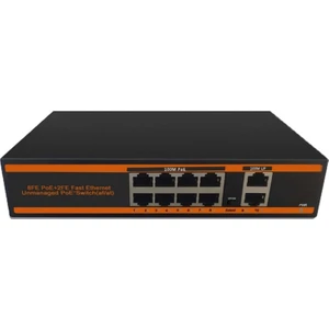 8 Port Poe Switch + 2 Uplink