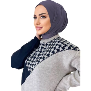 Çıtçıtlı Bayan Bone Şal