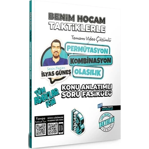 Benim Hocam Yayınları  Tüm Adaylar İçin Taktiklerle Permütasyon Kombinasyon Olasılık Konu Anlatımlı Soru Bankası Fasikülü