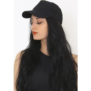 Fileli Kasket Şapka Siyah