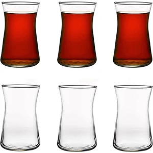 160 cc 6 Lı Heybeli Çay Bardağı