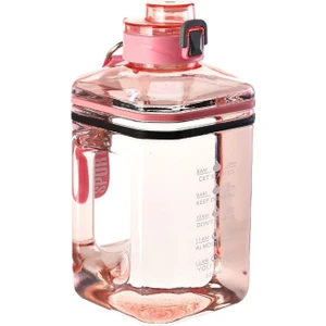 Eternal 2.2l Su Şişesi Büyük Kapasiteli Zaman Ölçeği ile Taşınabilir Suluk Matara (Yurt Dışından)