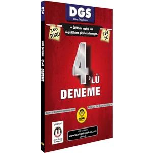 Tasarı Yayınları DGS Son Formatta 4' Lü Deneme