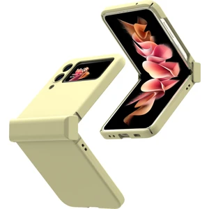 Samsung Galaxy Z Flip3 5g Sarı Için Menteşe Flip Telefon Kasası (Yurt Dışından)