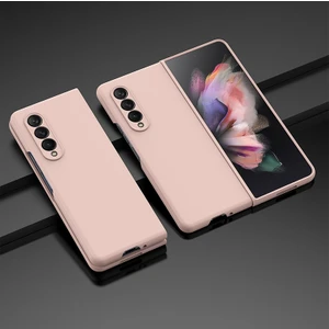 Samsung Galaxy Z Fold3 5g Pembe Için Yağ Püskürtmeli Pc Telefon Kılıfı (Yurt Dışından)