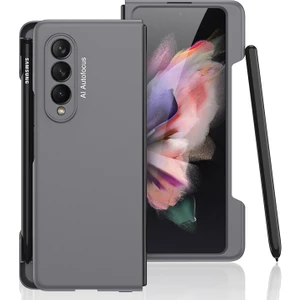 Samsung Galaxy Z Fold3 5g Gri Için Gkk Ultra Yetenekli Pc Flip Case (Yurt Dışından)