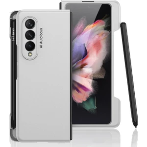 Samsung Galaxy Z Fold3 5g Gümüş Için Gkk Ultra Yetenekli Pc Flip Case (Yurt Dışından)
