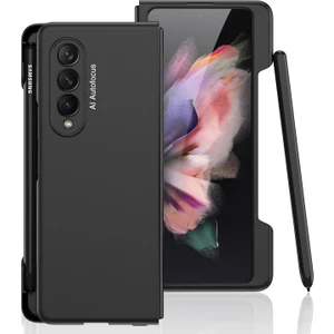 Samsung Galaxy Z Fold3 5g Siyah Için Gkk Ultra-Ince Pc Flip Case (Yurt Dışından)