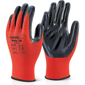 Sgs Sgs 7610 Nitril Kaplı Eldiven
