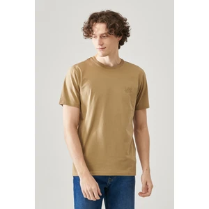 Lee Lightweight Logo Erkek Siyah Bisiklet Yaka Tişört