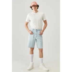 Erkek Regular Fit Normal Kesim 5 Cep Esnek Jean Şort