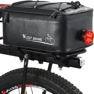 West Biking Elektrikli Bisiklet Arka Koltuk Sürüş Çantası Dağ Bisikleti Binicilik Su Geçirmez Depolama Çantası Siyah (Yurt Dışından)