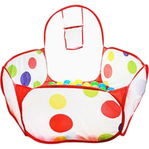 Katlanır Taşınabilir Bebek Polka Nokta Altı Hexagon Kapalı Top Havuz Oyunu Çit 0.9 M Çık (Yurt Dışından)