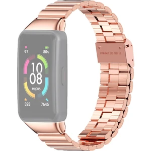 Huawei Band 6 Için Paslanmaz Ste Watchband 6 / Honor Band 6 Gül Altın (Yurt Dışından)