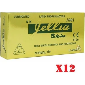 Skin Prezervatif Normal Tip 12lı 12 Kutu