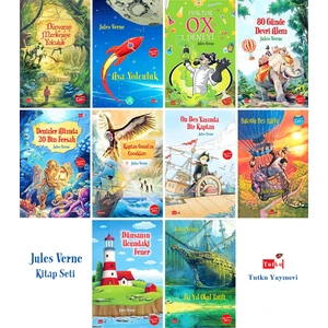 Tutku Yayınevi Jules Verne Seti - 10 Kitap