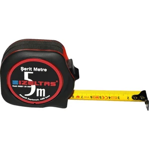 Izeltaş 0588150005 5mt Plastik Stoplu Şerit Metre