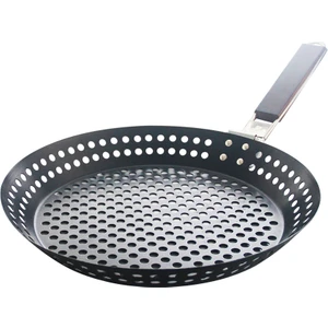 Yapışmaz Metal Katlanır Ahşap Saplı Izgara Tava Izgara (Yurt Dışından)
