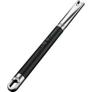 LED Işıklı Alevsiz Elektrik Ark Çakmak USB Şarj Edilebilir (Yurt Dışından)