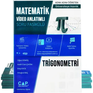 Çap Yayınları Matematik Trigonometri Video Anlatımlı Soru Fasikülü 2022