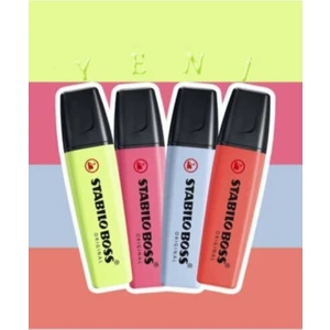 Boss Yeni 4 Pastel Renk 2020 Pastels Coral-Azure-Lime-Che