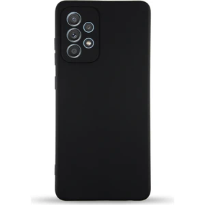 Caseart Samsung Galaxy A53 5g Kapak Içi Kadife Kamera Korumalı Lansman Silikon Kılıf - Siyah