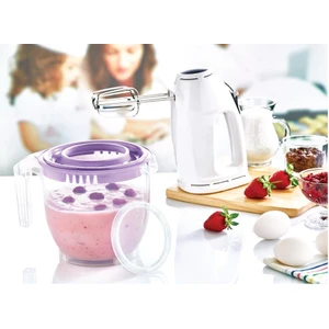 Contalı Sürahi Kapaklı Mikser Kabı 2200ML. Gri Kapak