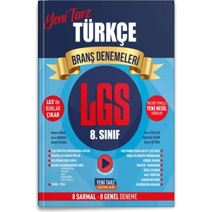 Yeni Tarz Yayınları 8. Sınıf Lgs Türkçe Branş Denemeleri