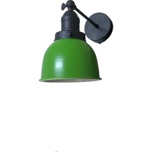  Rsylight Retro Metal Dekoratif Rustik Akrobatik Yeşil Mafsallı Duvar Aplik