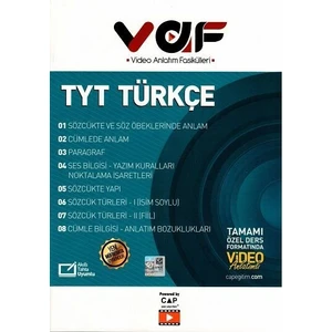 Çap Yayınları TYT Türkçe Video Anlatım Fasikülleri