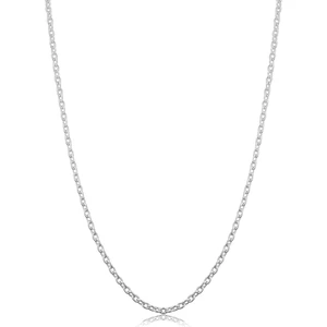Encili Silver Cmd Kadın Gümüş Forse Zincir 925 Ayar Gümüş Hayalet Kolye Özel 1.1mm Mücevher