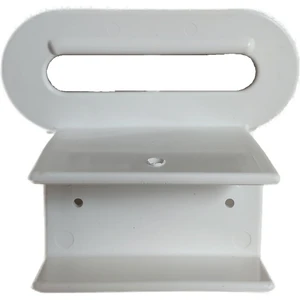 Baza Kulpu Baza Yatak Tutucu Plastik Kulp Baza Tutucu - Beyaz Renk - 40 mm 6 Adet