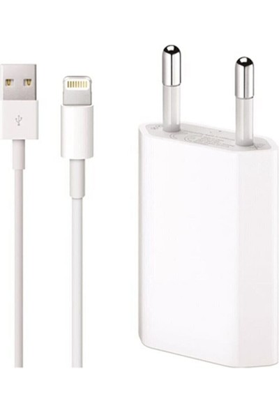 Ag Apple iPhone 5 - 5s Uyumlu Şarj Aleti (Kablo + Başlık)