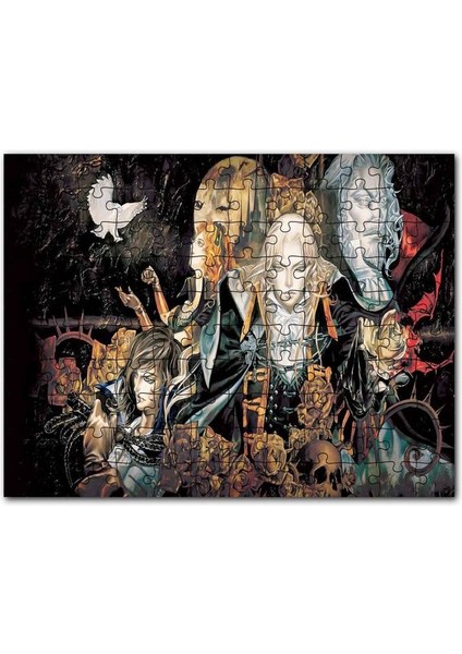 Castlevania Filmi Grimoire Of Souls Animasyon Görsel  500 Parça Puzzle Yapboz Mdf (Ahşap)