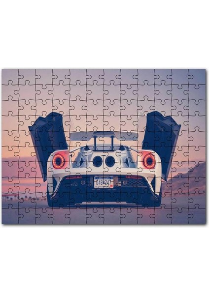 2017 Ford Gt Beş Sürüş Modu Görseli 120 Parça Puzzle Yapboz Mdf (Ahşap)